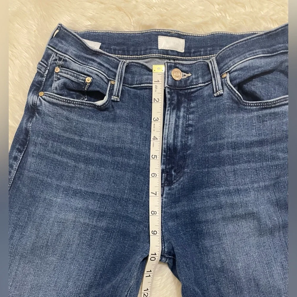 MOTHER The Twister Sneak Flare Jeans, Blue, Women’s 28